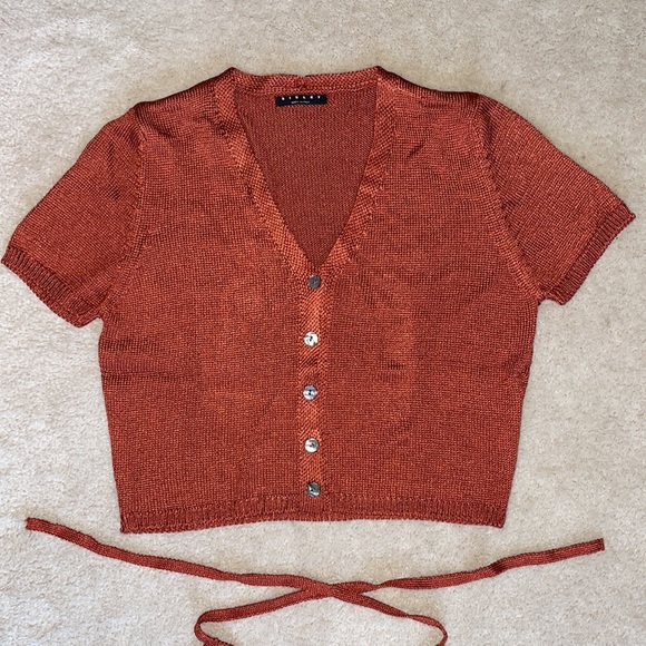Sisley Top & Cropped Cardigan Set - Picture 3 of 6